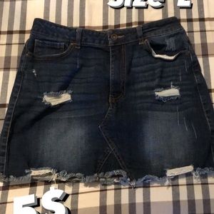 Jean skirt